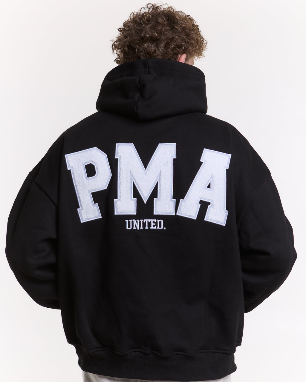 Black PMA United Oversized Hoodie