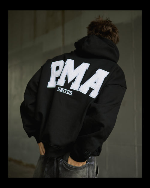 Black PMA United Oversized Hoodie