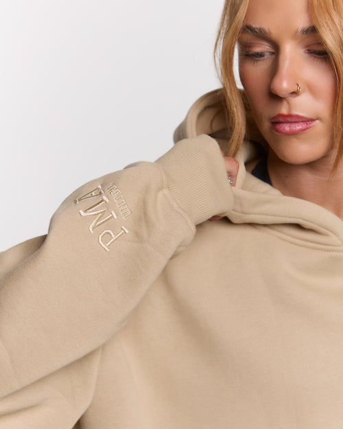 Beige PMA United Oversized Hoodie