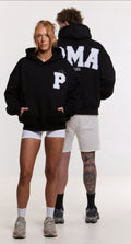 Black PMA United Oversized Hoodie